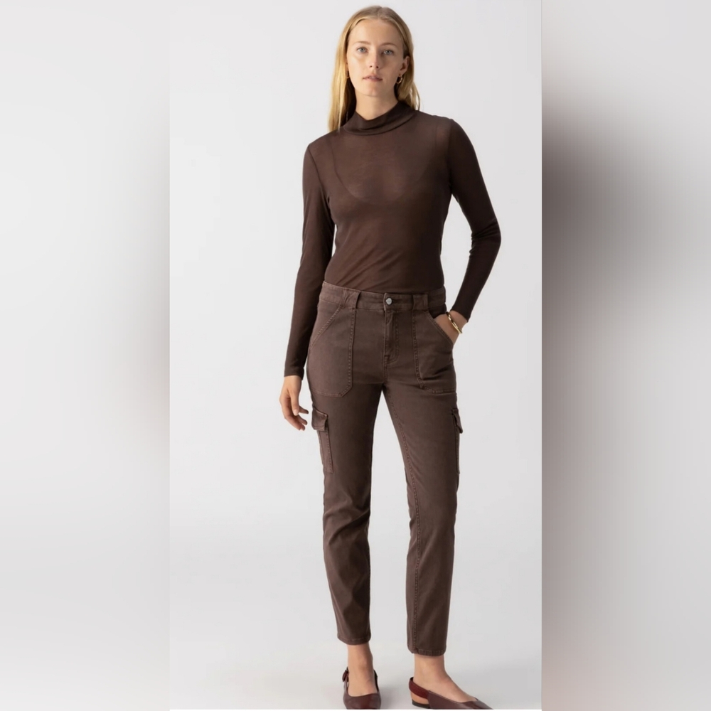 Sanctuary Sculpted Hayden Slim Straight Cargo Pants, Size 26. NWOT.